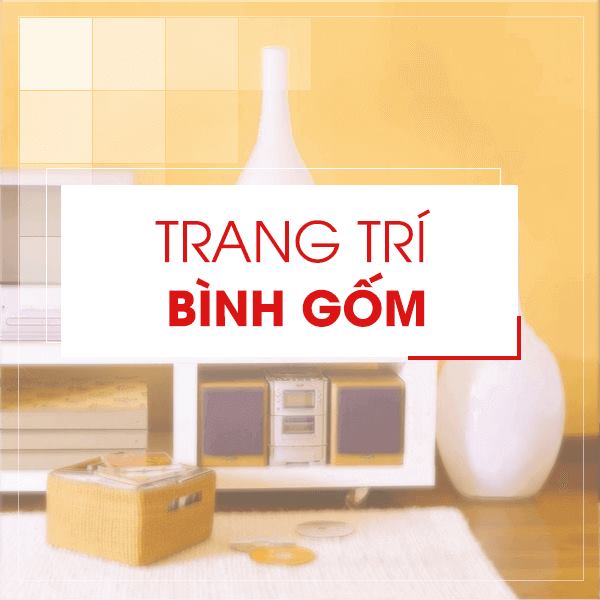 Binh Gom Trang Tri